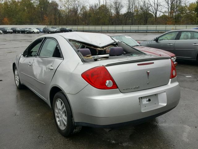 1G2ZF55B764221873 - 2006 PONTIAC G6 SE SILVER photo 3