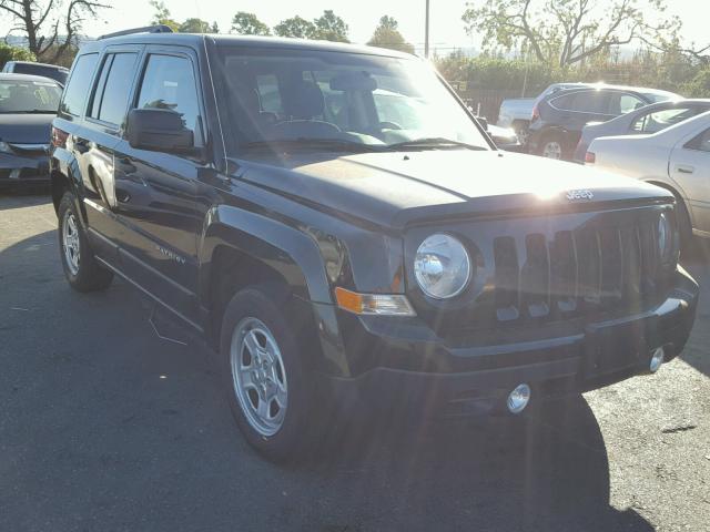 1C4NJPBA3DD254463 - 2013 JEEP PATRIOT SP BLACK photo 1
