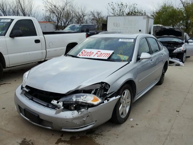 2G1WB5E37F1110635 - 2015 CHEVROLET IMPALA LIM SILVER photo 2