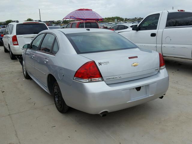 2G1WB5E37F1110635 - 2015 CHEVROLET IMPALA LIM SILVER photo 3