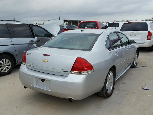 2G1WB5E37F1110635 - 2015 CHEVROLET IMPALA LIM SILVER photo 4