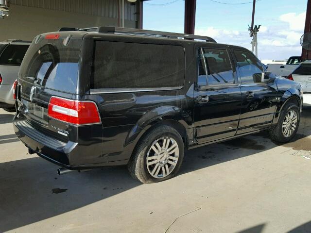 5LMFL27588LJ01966 - 2008 LINCOLN NAVIGATOR BLACK photo 4