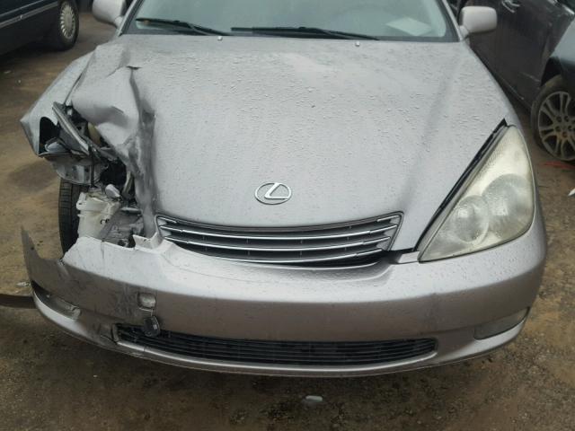 JTHBA30G145052667 - 2004 LEXUS ES 330 SILVER photo 7