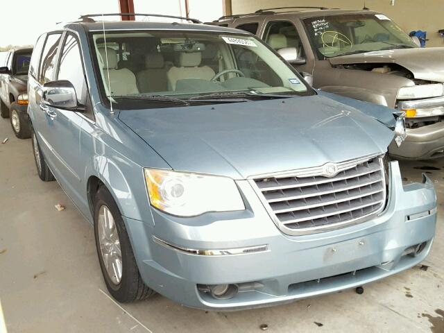 2A8HR64X38R689674 - 2008 CHRYSLER TOWN & COU BLUE photo 1