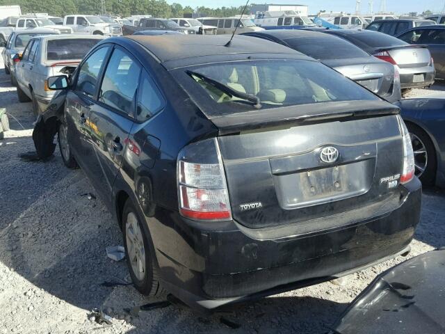 JTDKB20U553124496 - 2005 TOYOTA PRIUS BLACK photo 3