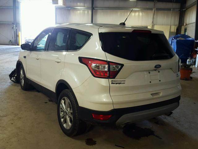 1FMCU0GD6HUC58825 - 2017 FORD ESCAPE WHITE photo 3