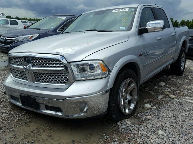 1C6RR7NT8HS780426 - 2017 RAM 1500 LARAM SILVER photo 2