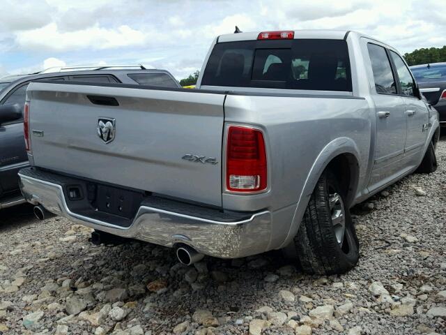 1C6RR7NT8HS780426 - 2017 RAM 1500 LARAM SILVER photo 4