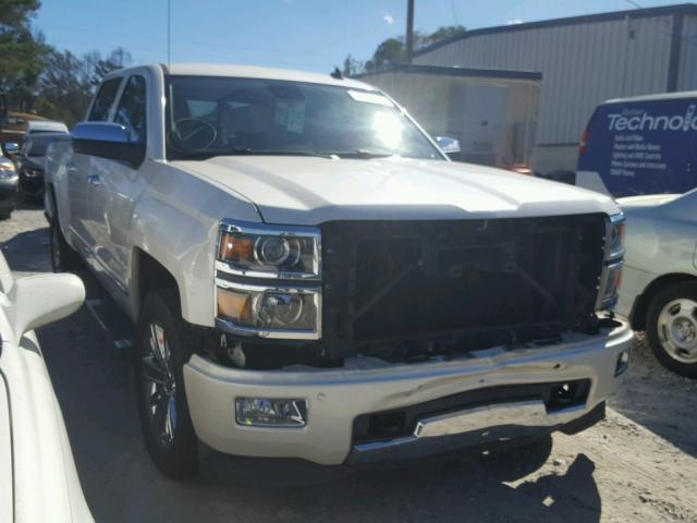 3GCPCTEC2EG519225 - 2014 CHEVROLET SILVERADO CREAM photo 1