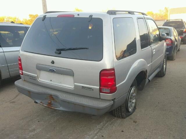 1FMZU70E23UA58684 - 2003 FORD EXPLORER SILVER photo 4