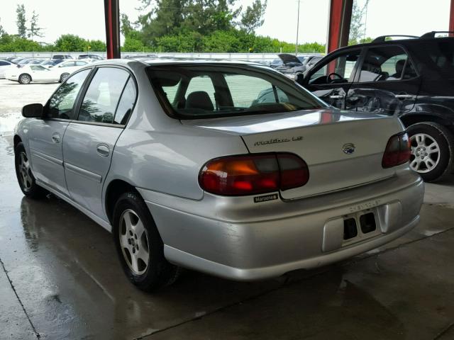 1G1NE52J63M704509 - 2003 CHEVROLET MALIBU LS ნაცრისფერი ფოტო 3