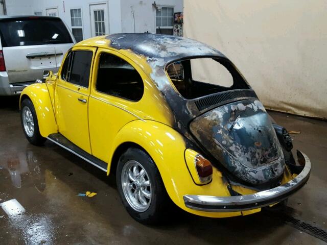 119102404 - 1969 VOLKSWAGEN BEETLE YELLOW photo 3