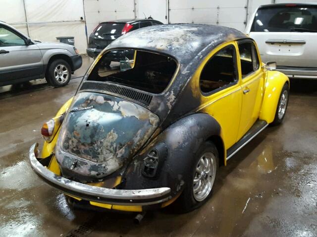 119102404 - 1969 VOLKSWAGEN BEETLE YELLOW photo 4