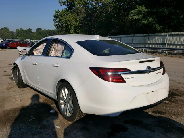 2G4GK5EX0G9149337 - 2016 BUICK REGAL WHITE photo 3