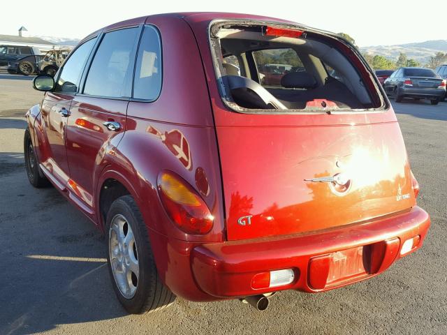 3C4FY78G33T652647 - 2003 CHRYSLER PT CRUISER RED photo 3