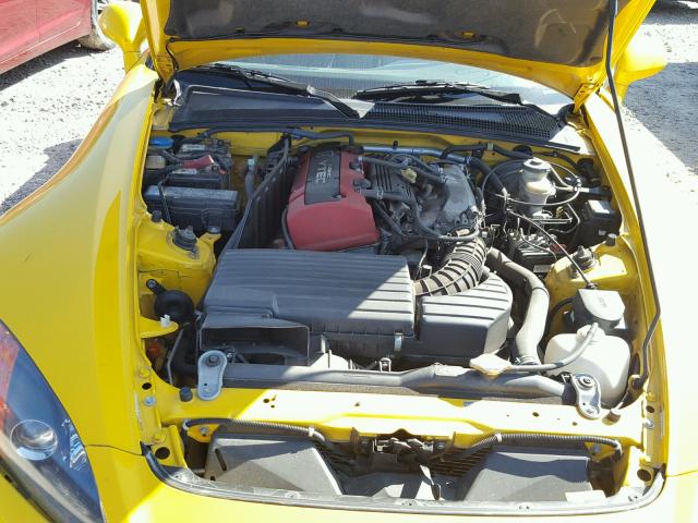 JHMAP11463T006619 - 2003 HONDA S2000 YELLOW photo 7