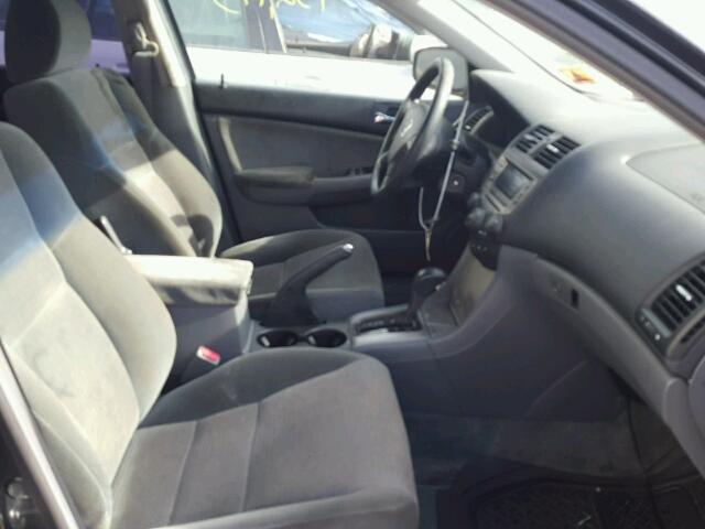 1HGCM56796A032386 - 2006 HONDA ACCORD EX GRAY photo 5