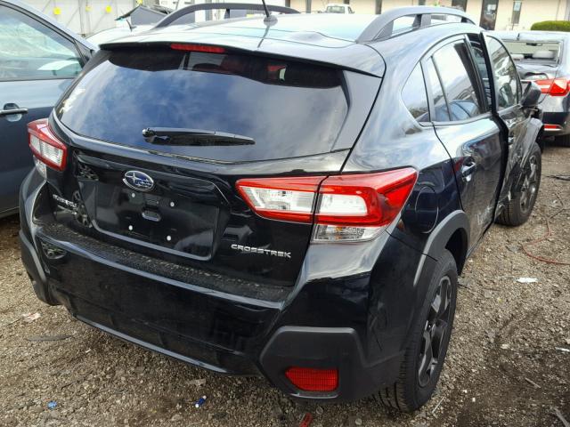 JF2GTAAC9JH216888 - 2018 SUBARU CROSSTREK BLACK photo 4