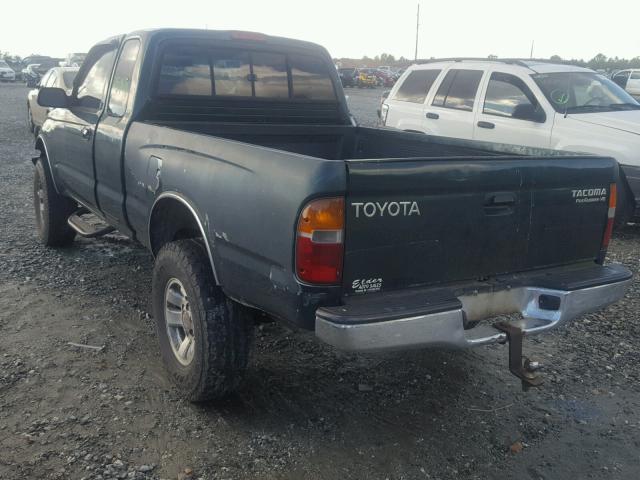 4TASN92N0YZ576164 - 2000 TOYOTA TACOMA XTR GREEN photo 3