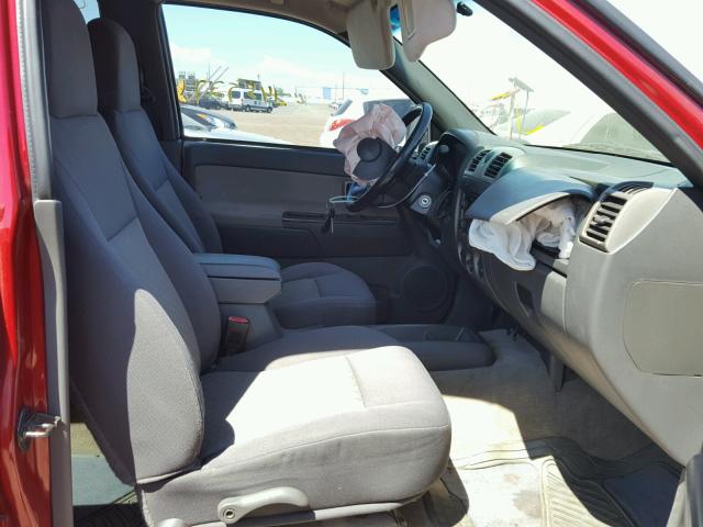 1GTDS136258200100 - 2005 GMC CANYON MAROON photo 5