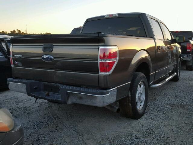 1FTRW12899FA26928 - 2009 FORD F150 SUPER BROWN photo 4