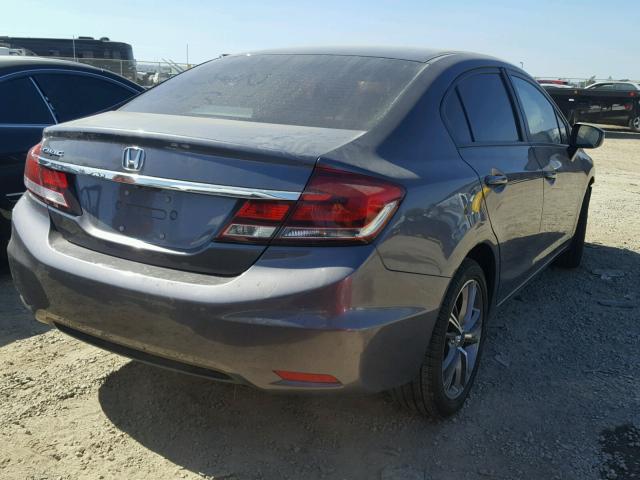 2HGFB2F54FH546762 - 2015 HONDA CIVIC LX GRAY photo 4