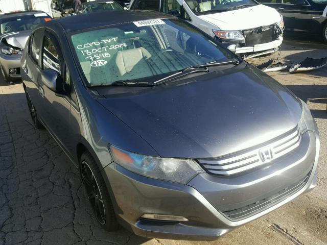 JHMZE2H78AS037548 - 2010 HONDA INSIGHT EX GRAY photo 1