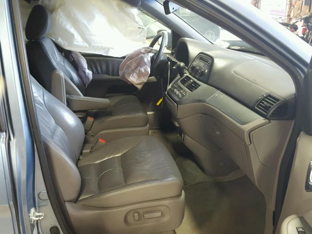 5FNRL38668B054697 - 2008 HONDA ODYSSEY BLUE photo 5