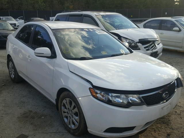 KNAFU4A24D5722390 - 2013 KIA FORTE EX WHITE photo 1