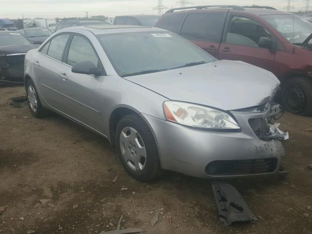 1G2ZF55BX64272154 - 2006 PONTIAC G6 SILVER photo 1