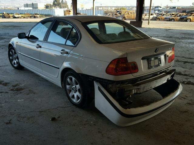 WBAAZ33463PH33949 - 2003 BMW 325 I WHITE photo 3