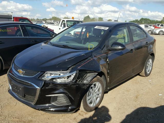 1G1JB5SH2H4171070 - 2017 CHEVROLET SONIC LS 黑色 照片 2