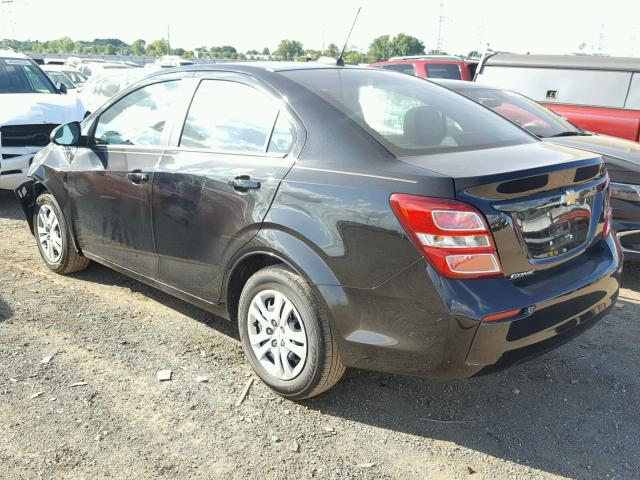 1G1JB5SH2H4171070 - 2017 CHEVROLET SONIC LS 黑色 照片 3