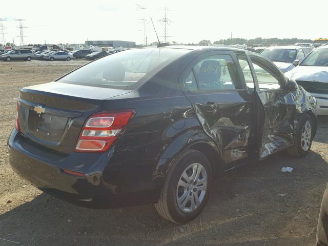 1G1JB5SH2H4171070 - 2017 CHEVROLET SONIC LS 黑色 照片 4