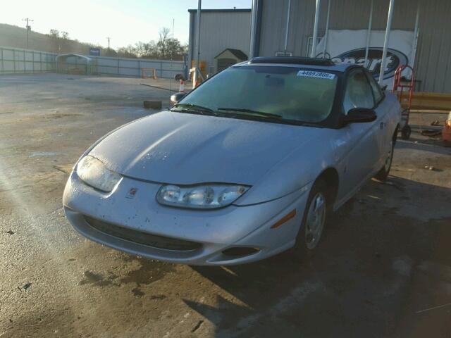 1G8ZP12841Z116952 - 2001 SATURN SC1 SILVER photo 2