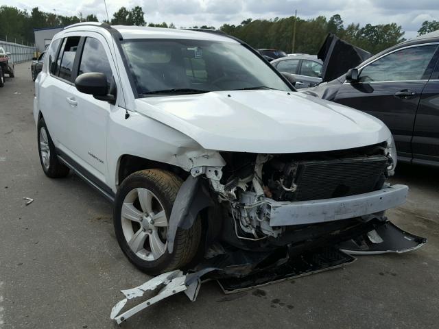 1C4NJCBA8CD515321 - 2012 JEEP COMPASS SP WHITE photo 1