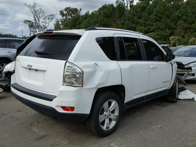 1C4NJCBA8CD515321 - 2012 JEEP COMPASS SP WHITE photo 4