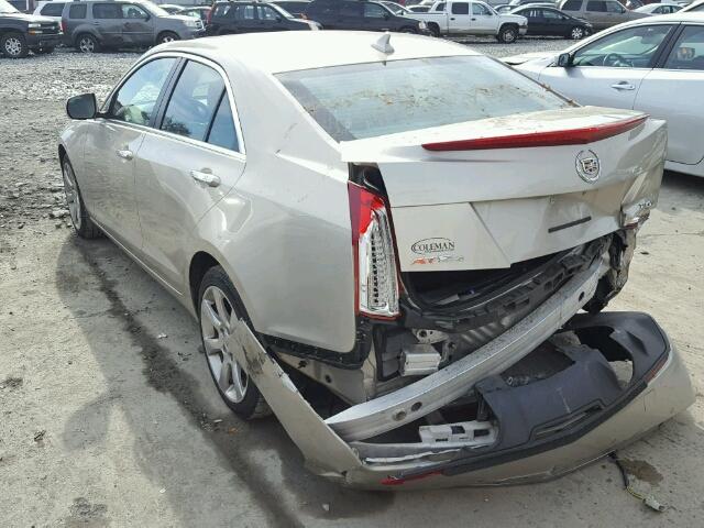 1G6AH5RX9E0160284 - 2014 CADILLAC ATS LUXURY TAN photo 3