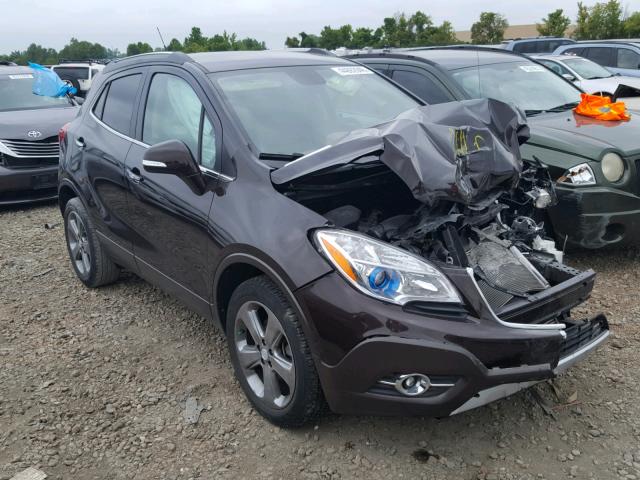 KL4CJCSB0EB625904 - 2014 BUICK ENCORE BROWN photo 1