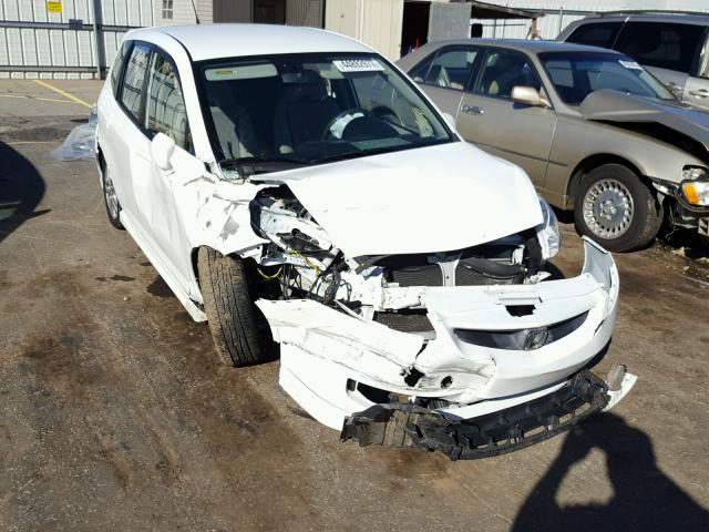 JHMGD38687S051708 - 2007 HONDA FIT WHITE photo 1