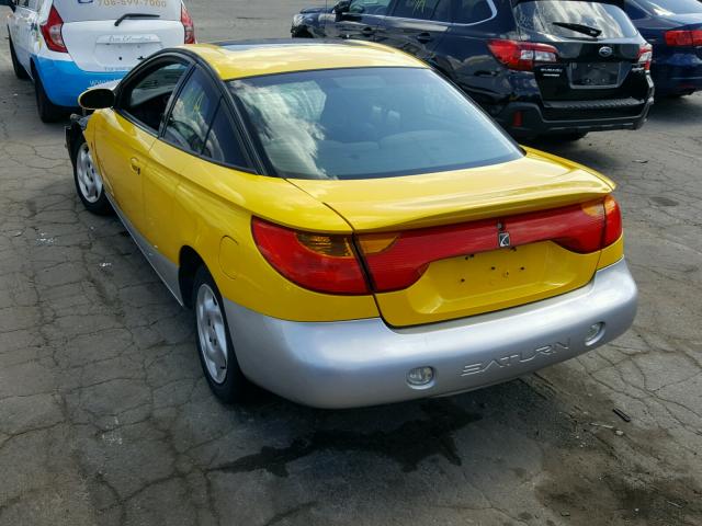 1G8ZY12711Z109736 - 2001 SATURN SC2 TWO TONE photo 3