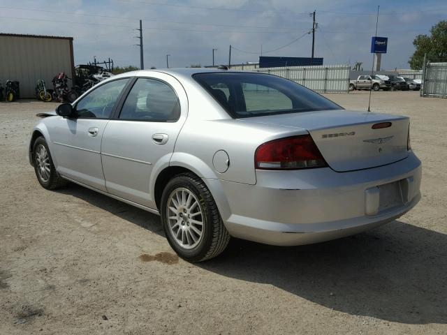 1C3EL46J45N641221 - 2005 CHRYSLER SEBRING SILVER photo 3