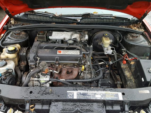 1G8ZG1273XZ169061 - 1999 SATURN SC2 RED photo 7