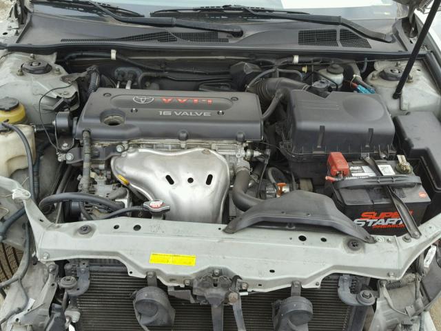4T1BE32K22U085070 - 2002 TOYOTA CAMRY LE ვერცხლისფერი ფოტო 7
