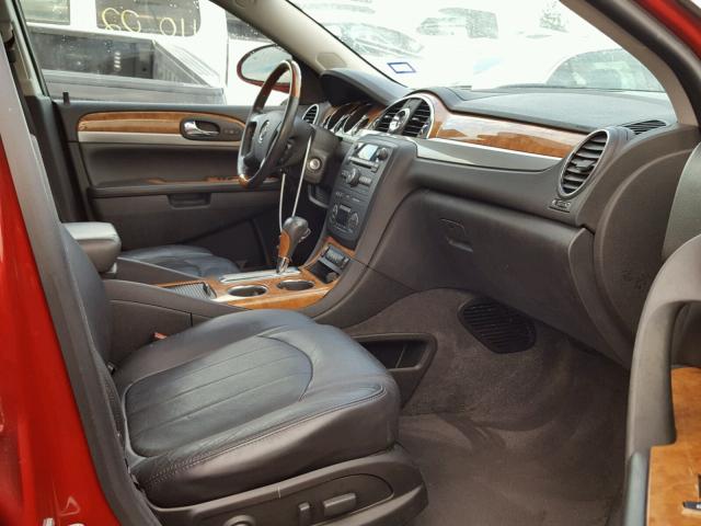 5GAKRCED4CJ111548 - 2012 BUICK ENCLAVE წითელი ფოტო 5