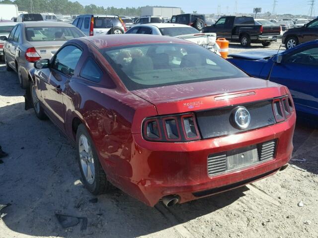 1ZVBP8AM6E5268577 - 2014 FORD MUSTANG RED photo 3