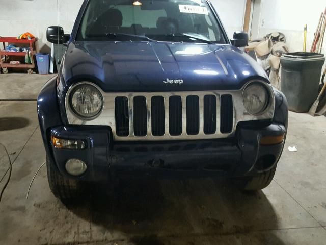 1J4GL58K94W103794 - 2004 JEEP LIBERTY LI BLUE photo 9