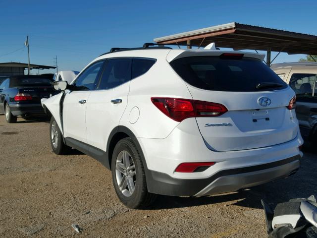 5NMZU3LB7HH025306 - 2017 HYUNDAI SANTA FE S WHITE photo 3