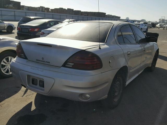 1G2NE52E75M120315 - 2005 PONTIAC GRAND AM SILVER photo 4