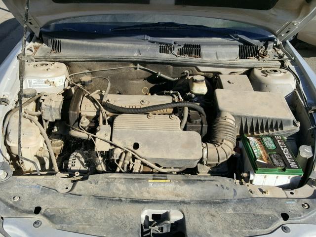 1G2NE52E75M120315 - 2005 PONTIAC GRAND AM SILVER photo 7